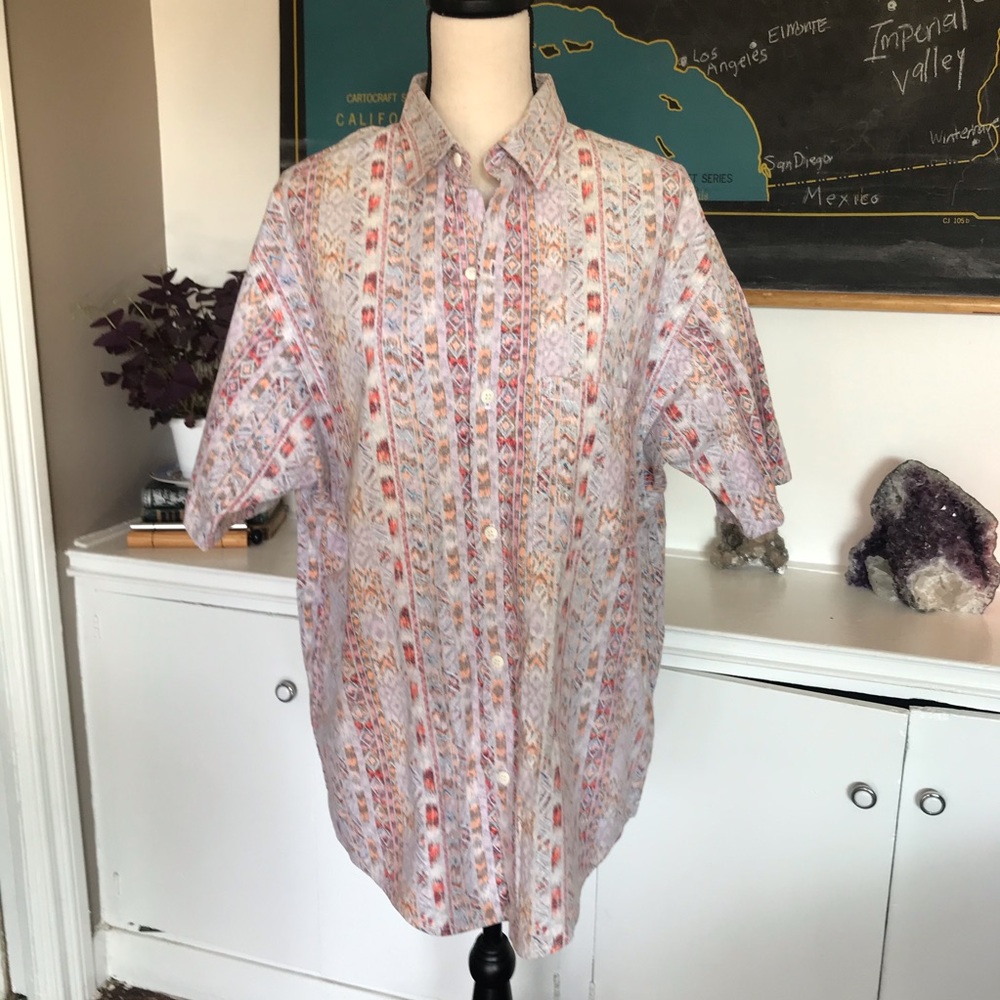Vintage 90s | Body Objects button down shirt L